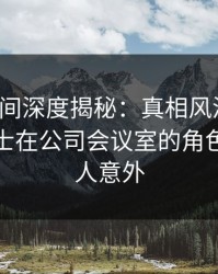 秘语空间深度揭秘：真相风波背后，业内人士在公司会议室的角色疯狂令人意外