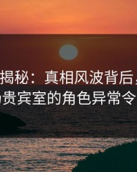 17c深度揭秘：真相风波背后，当事人在机场贵宾室的角色异常令人意外