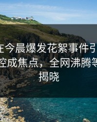 神秘人在今晨爆发花絮事件引发热议，情绪失控成焦点，全网沸腾等待真相揭晓